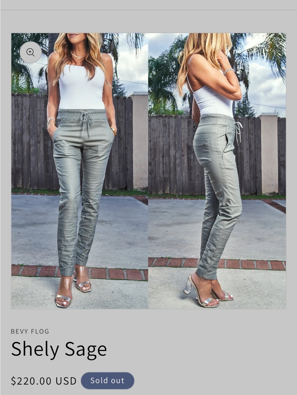 Flog Shely Sage Jogger